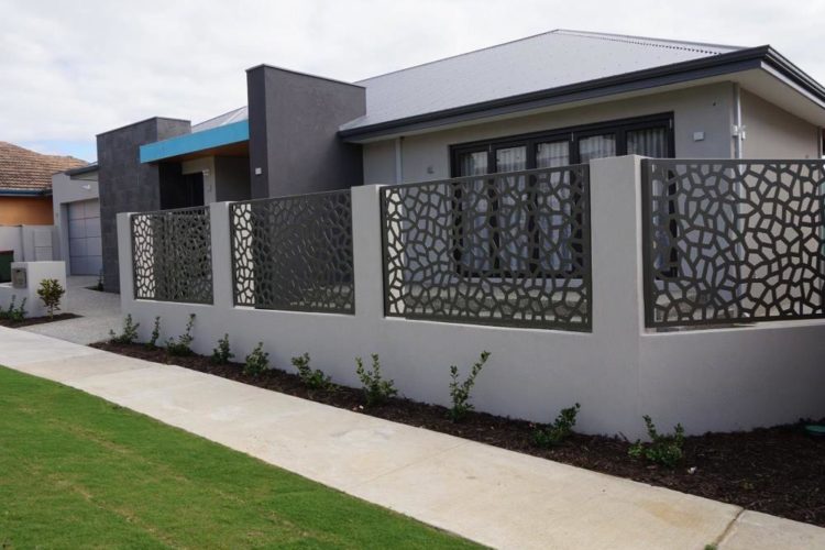 Phoenix Decorative Metal, Laser Cut Outdoor Screen, Aluminium Fence Perth